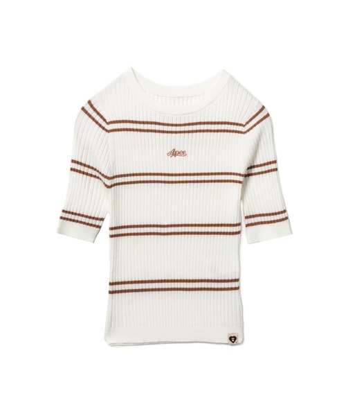 A BATHING APE（アベイシングエイプ） ニット セーター FITTED STRIPES