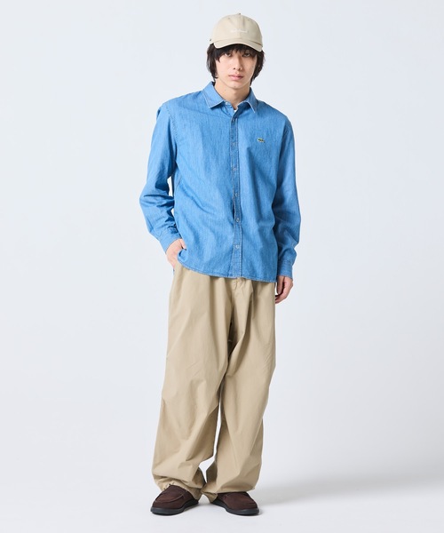 LACOSTE（ラコステ） シャツ ライトウェイトデニムシャツ メンズ