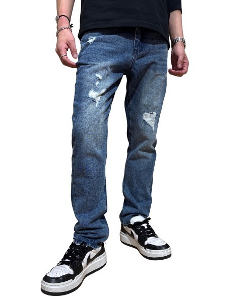 Cook jeans（クックジーンズ） ジーンズ 異素材ブルーハートデニム