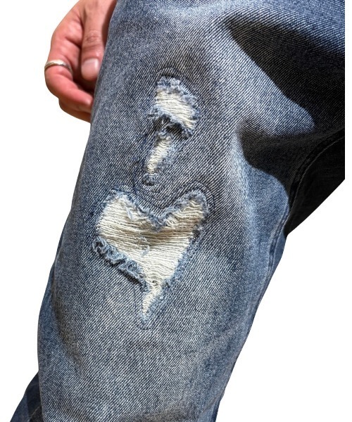 Cook jeans（クックジーンズ） ジーンズ 異素材ブルーハートデニム