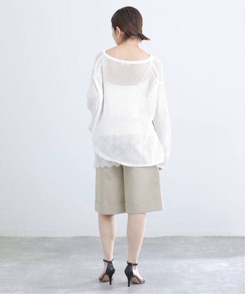 IENA（イエナ） キャミソール 「追加2」リバーレースサテン