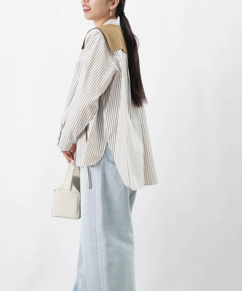 「LUCA/LADY LUCK LUCA」 長袖シャツ FREE チャコールグレー レディース_画像8