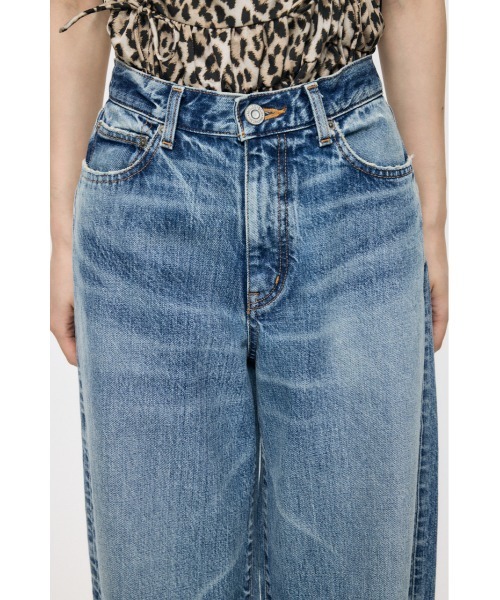 マウジー　MOUSSY デニムパンツ 0サイズ　斜めボタン　ワイド MOUSSY（マウジー） uvカット ワイドパンツ ジーンズ デニム デニム