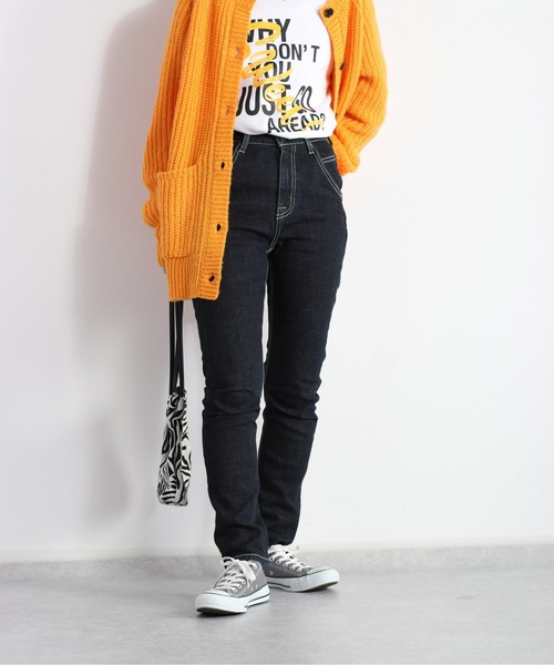 「cepo」 デニムパンツ S ネイビー レディース_画像3