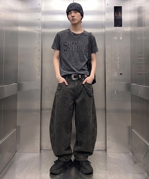 SPINNS（スピンズ） tシャツ “キラッとロゴで差つく” 短丈半袖Tシャツ