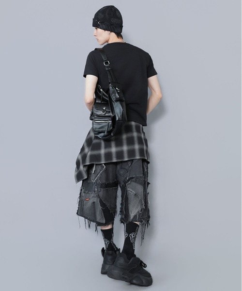 即日発送可能です XS ドットロンT タグ付き SPINNS（スピンズ） tシャツ “キラッとロゴで差つく” 短丈半袖Tシャツ