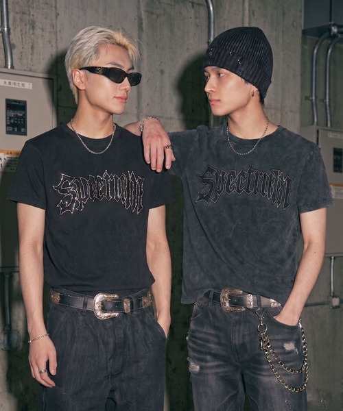 SPINNS（スピンズ） tシャツ “キラッとロゴで差つく” 短丈半袖Tシャツ