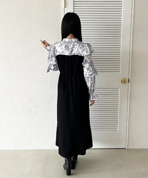「apres jour」 長袖ワンピース フリー ブルー系その他 レディース_画像7