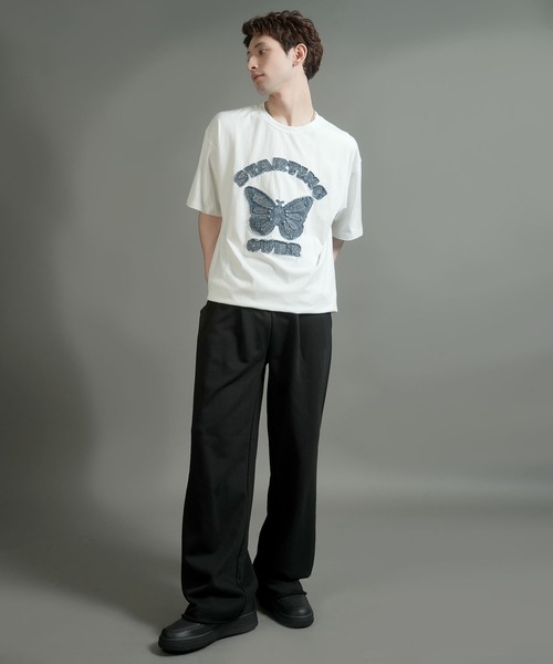 「Starting Over」 半袖Tシャツ L ホワイト系その他 メンズ_画像5