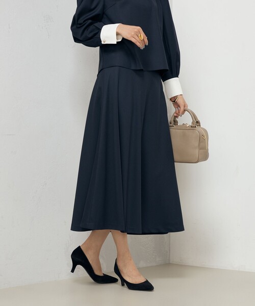 「NOLLEY'S」 ロングスカート 38 ネイビー レディース_画像8