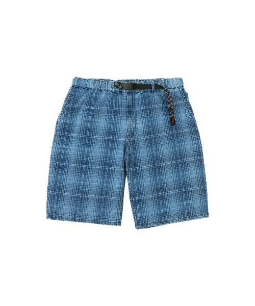 ティファニーブルーGRAMICCI ショートパンツ M Kinetics（キネティクス） パンツ Gramicci LAGOON SHORT DENIM PLAID