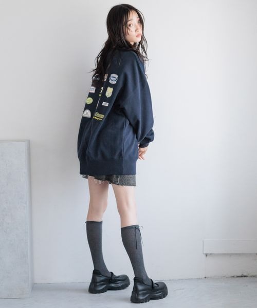 「LOWRYS FARM」 シューズ SMALL グレー レディース_画像9