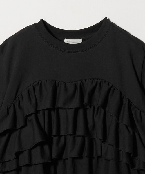 tシャツ 半袖 「WEB限定」「at ease」フロント フリル ショートスリーブ カットソー レディース | green label relaxing | 11
