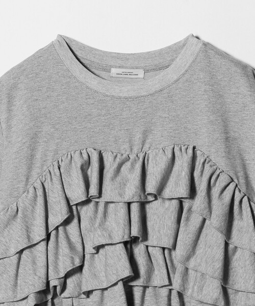 tシャツ 半袖 「WEB限定」「at ease」フロント フリル ショートスリーブ カットソー レディース | green label relaxing | 08