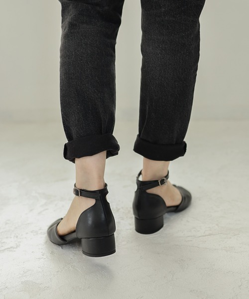 「SESTO」 フラットサンダル 24.0cm ブラック レディース_画像4