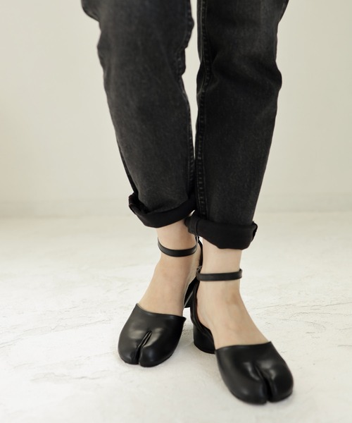 「SESTO」 フラットサンダル 24.0cm ブラック レディース_画像6