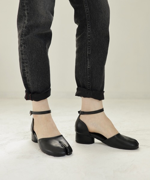 「SESTO」 フラットサンダル 24.0cm ブラック レディース_画像7