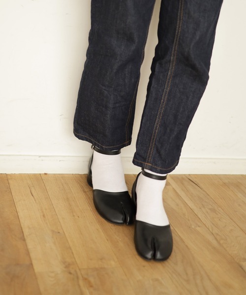 「SESTO」 フラットサンダル 24.0cm ブラック レディース_画像9