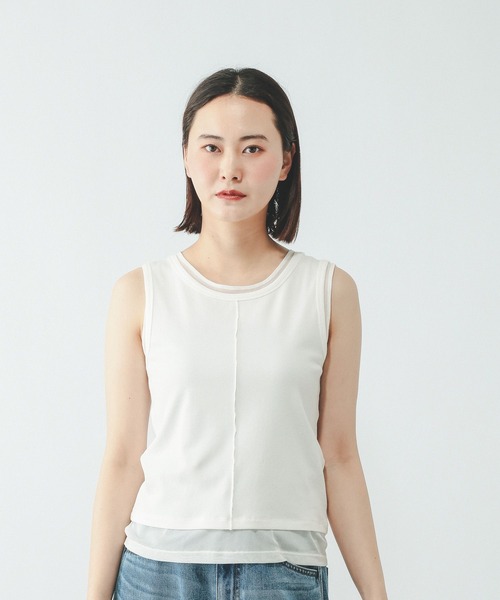 tシャツ フェイクドッキングタンクトップ/684039 レディース | GLOBAL WORK | 15