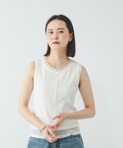 tシャツ フェイクドッキングタンクトップ/684039 レディース | GLOBAL WORK | 16