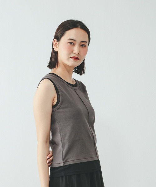 tシャツ フェイクドッキングタンクトップ/684039 レディース | GLOBAL WORK | 21