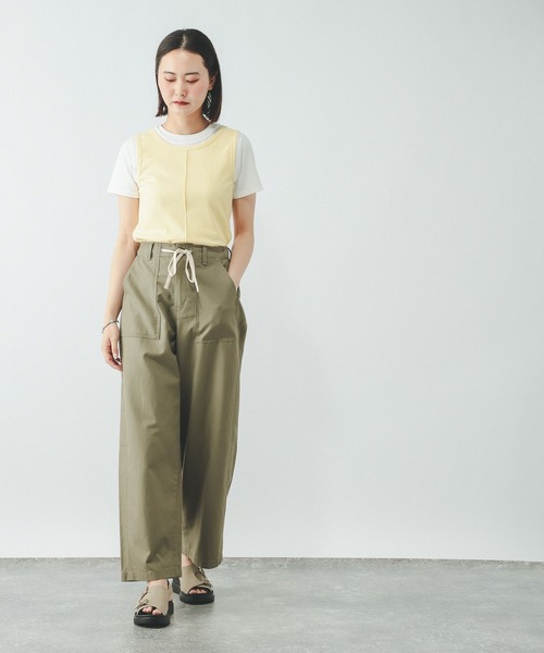 tシャツ フェイクドッキングタンクトップ/684039 レディース | GLOBAL WORK | 23