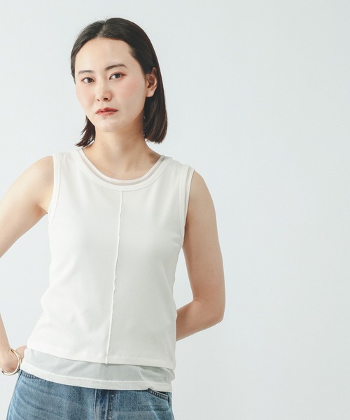 tシャツ フェイクドッキングタンクトップ/684039 レディース | GLOBAL WORK | 14