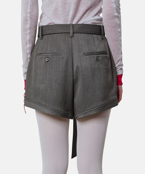 【irene】 ショートパンツ IRENE（アイレネ） ショートパンツ 34 チャコールグレー レディース