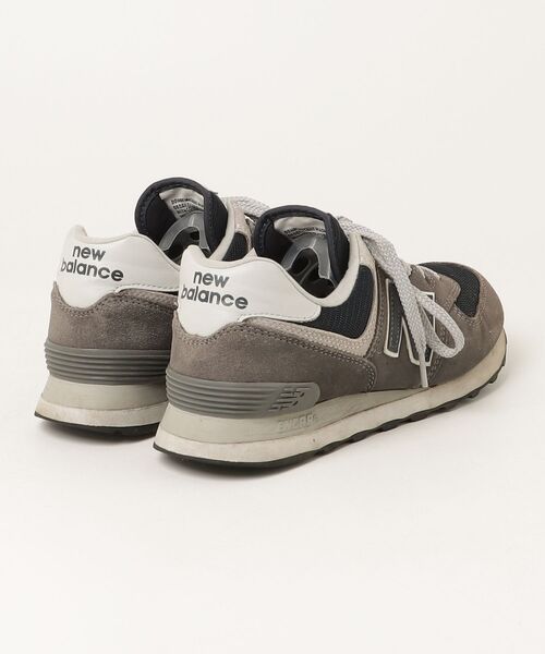 「New Balance」 ローカットスニーカー 24.5cm グレー メンズ_画像2