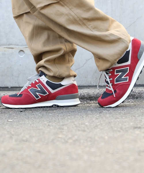 「New Balance」 ローカットスニーカー 24.5cm グレー メンズ_画像5