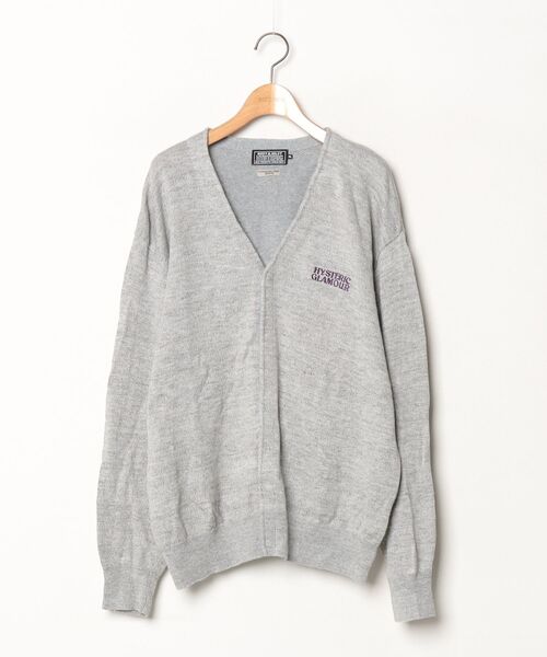 HYSTERIC GLAMOUR グレー カーディガン Mサイズ HYSTERIC GLAMOUR（ヒステリックグラマー） カーディガン X-LARGE