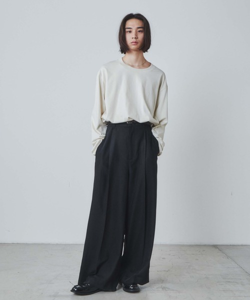 「WEGO」 スラックス LARGE ブラック メンズ_画像2