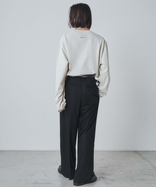 「WEGO」 スラックス LARGE ブラック メンズ_画像8