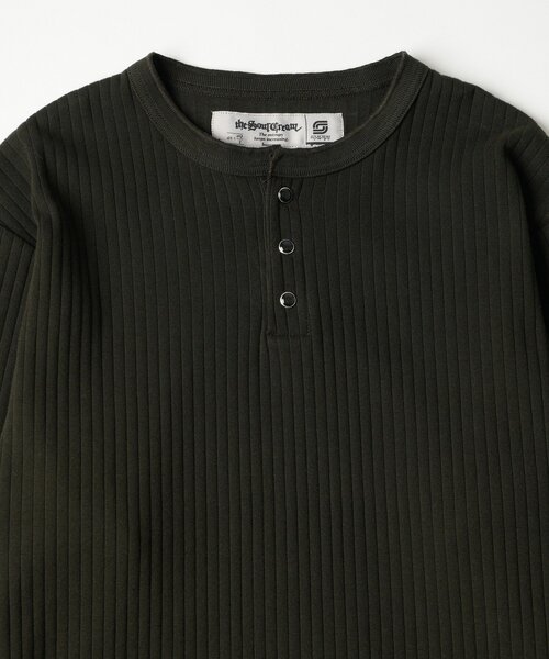 ヘンリーネック tシャツ 「Sourcream」針抜きパールボタンヘンリートップス「2026AW」 レディース メンズ | Sourcream | 11