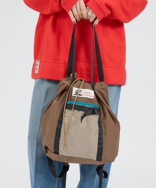 CARIBOU Mountaineering 2WAY リュック トートバッグ カリブー トートバッグ 「CARIBOU MOUNTAINEERING」ウルトラライト2WAY