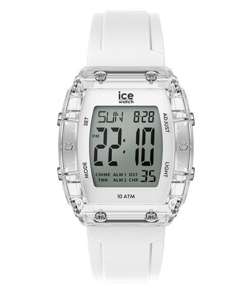 「ICE WATCH」 デジタル腕時計 FREE ホワイト レディース_画像3