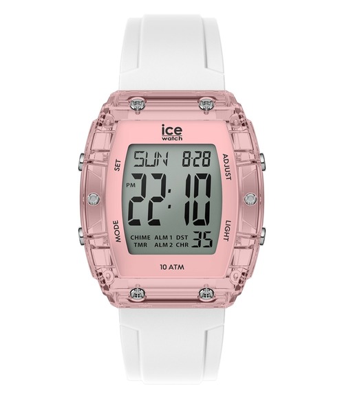 「ICE WATCH」 デジタル腕時計 FREE ホワイト レディース_画像4