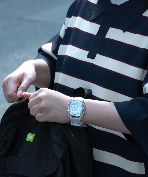 「ICE WATCH」 デジタル腕時計 FREE ホワイト レディース_画像9