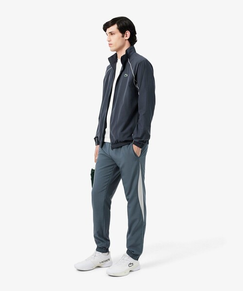 ラコステ　ジャージ　タグ付き LACOSTE（ラコステ） ジャージ 配色パイピング撥水トラックジャケット