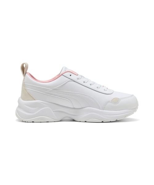 「PUMA」 ローカットスニーカー 24.0cm ホワイト×ピンク レディース_画像6