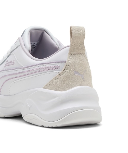 「PUMA」 ローカットスニーカー 24.0cm ホワイト×ピンク レディース_画像9