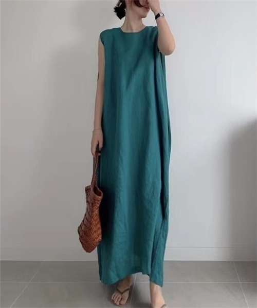 Dream garden（ドリームガーデン） ワンピース ノースリーブ サイド