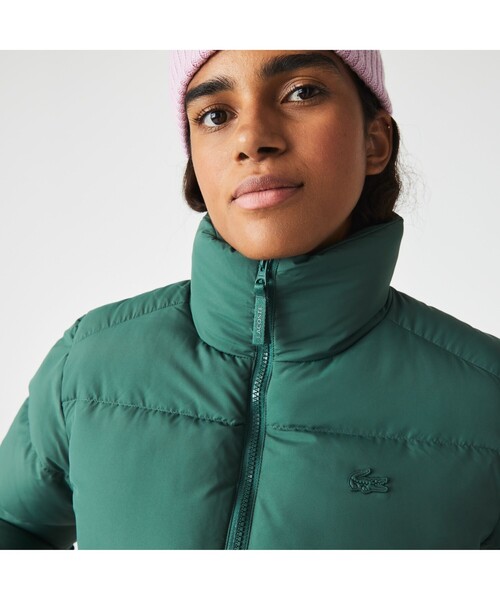 LACOSTE ダウンコート ダウンジャケット クロックステッチダウン