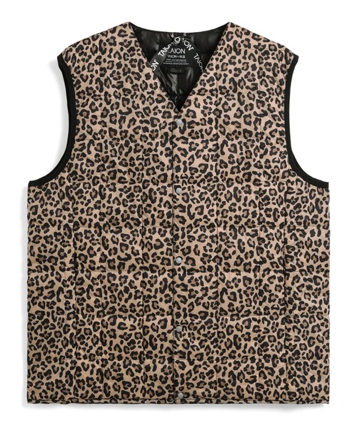 TAION（タイオン） ダウンベスト ベスト V NECK BUTTON DOWN VEST 