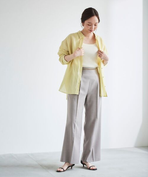 ルクールブラン/ウエストチェーンツキパンツ le.coeur blanc（ルクールブラン） パンツ ウエストチェーンツキパンツ