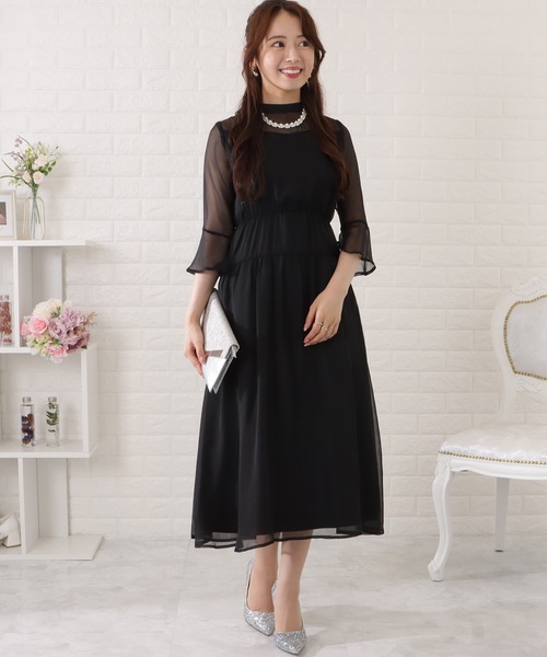 ☆美品☆COCCOLUSSI シフォンドレスワンピース 5088yndzw_2403_3_i_01.jpg
