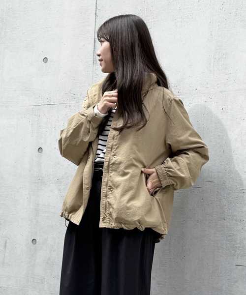 ikka（イッカ） マウンテンパーカー ウインドブレーカー 撥水裏地付き