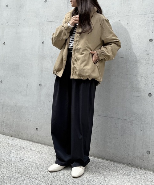 ikka（イッカ） マウンテンパーカー ウインドブレーカー 撥水裏地付き