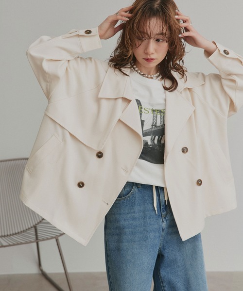 ad thie（アドティエ） トレンチコート コート トレンチコート