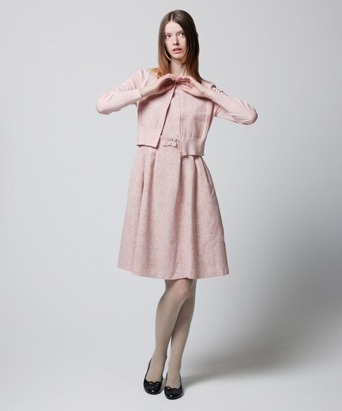 「TOCCA」 カーディガン X-SMALL ピンク レディース TOCCA カーディガン PINK BASKET KNIT レディース : ZOZOTOWN